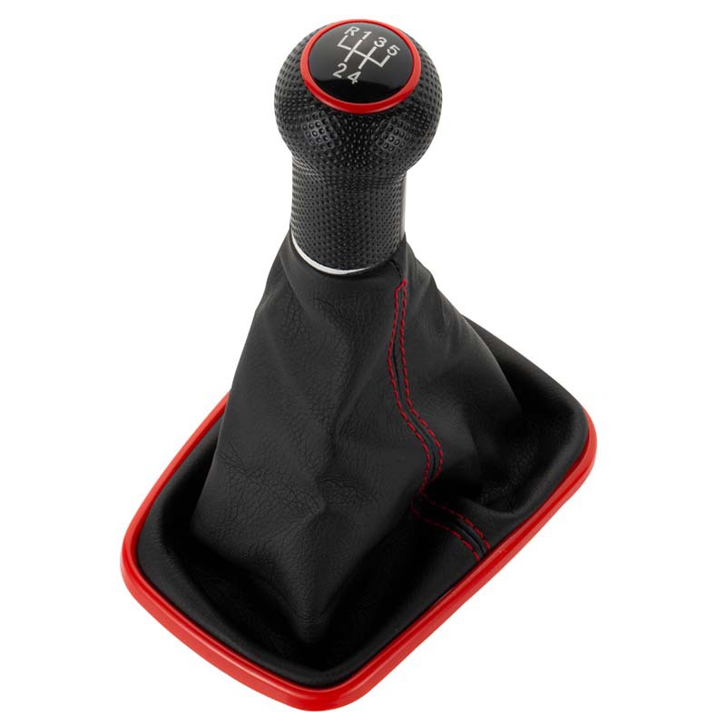 Funda Protectora para Palanca de Cambios de 5/6 Velocidades para Volkswagen Bora Golf, Accesorios de Modificación Transfronterizos Rojos image 4