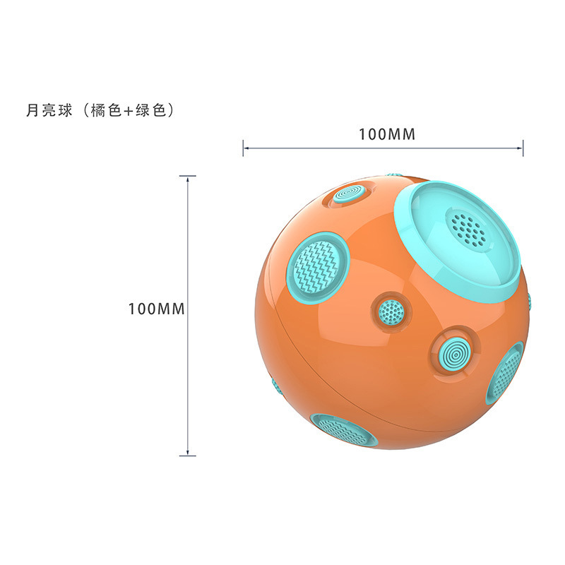 Amazon Hot Pet Sound Toys Bola de sonido de luna transfronteriza Bola de sonido resistente a las picaduras Juguetes para perros