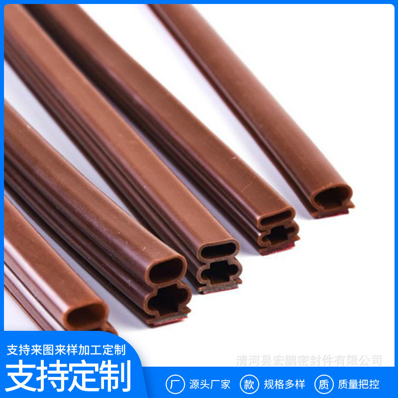 防盗门窗密封条门缝门底防撞胶条门框门窗自粘胶条木门隔音工型条