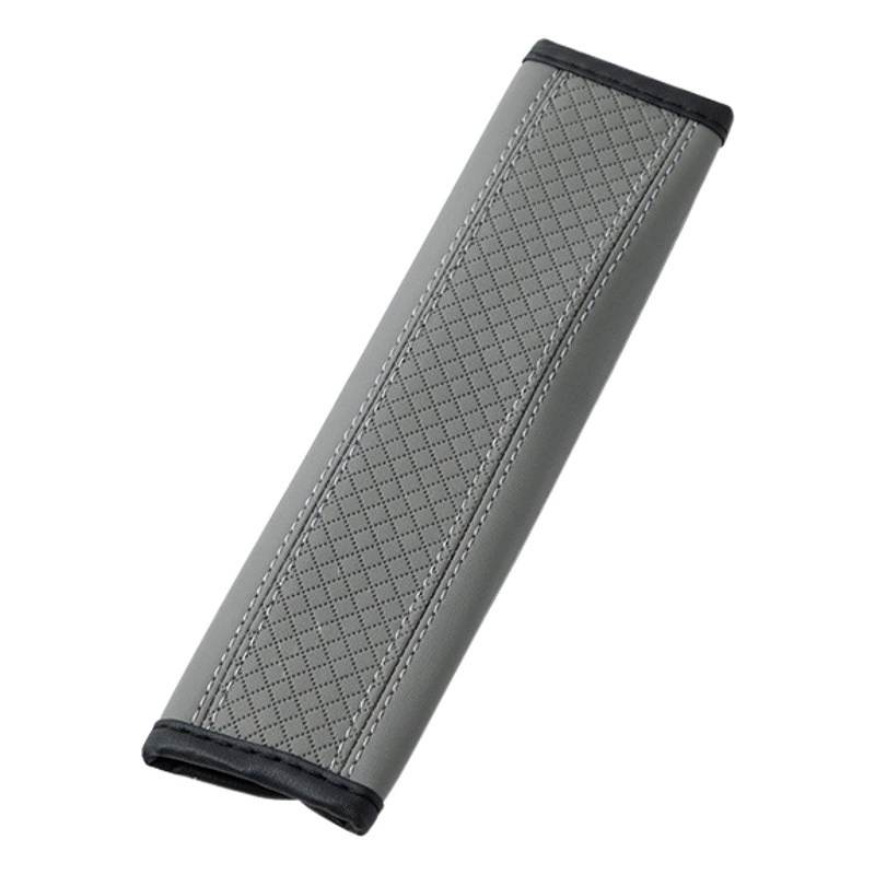 Самые продаваемые наплечники для автомобильных ремней безопасности на трансграничных торговых платформах, кожаные защитные чехлы с тиснением для крепления в автомобиле, наплечники для защиты