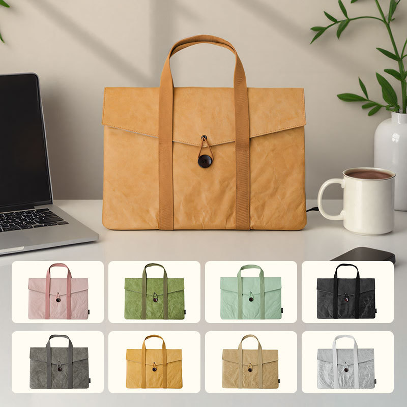 Ultra-Light Dupont Paper Apple Notebook Laptop Bag Inner Bag iPad Cosmetics Bag Waterproof and Wear-Resistant Business Bag