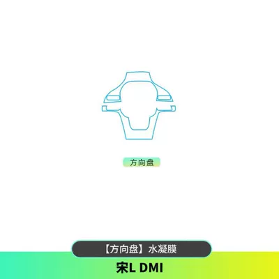 24 models of BYD Song L DMI dedicated center console interior screen TPU film, DMI accessories, new car supplies (Car interior film) - steering-wheel