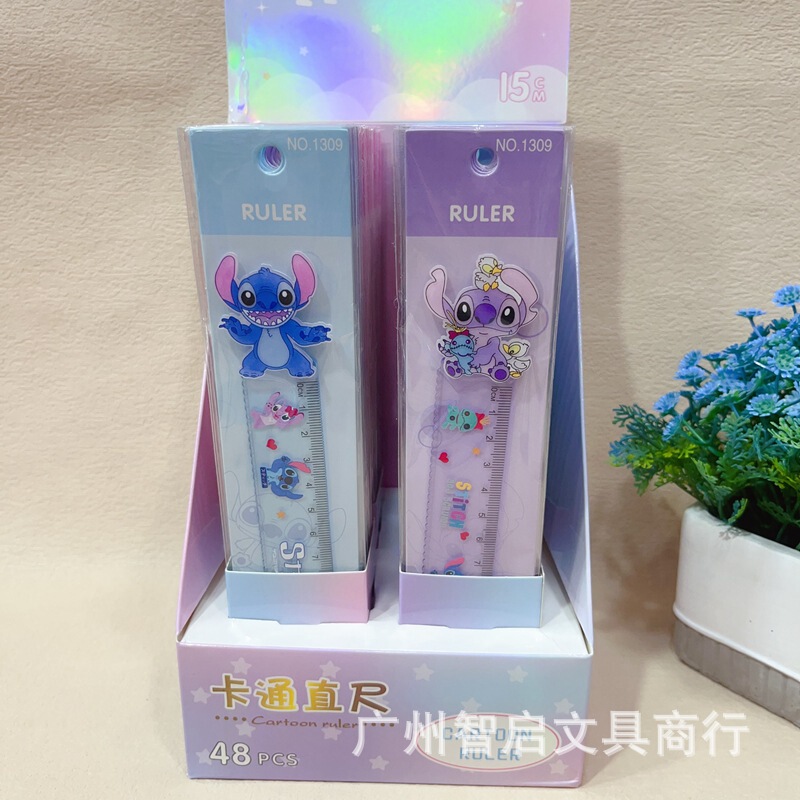 可爱创意卡通15cm直尺小学生趣味透明测量尺绘画尺儿童尺子礼物批|undefined