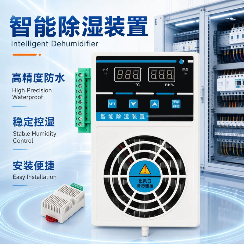 Dehumidification Equipment Product Switch Cabinet Distribution Cabinet Temperature Sensor Electrical Cabinet Humidity and Temperature Controller High-Precision Waterproof Dehumidification Equipment Product Switch Cabinet Distribution Cabinet Temperature Sensor Electrical Cabinet Humidity and Temperature Controller High-Precision Waterproof