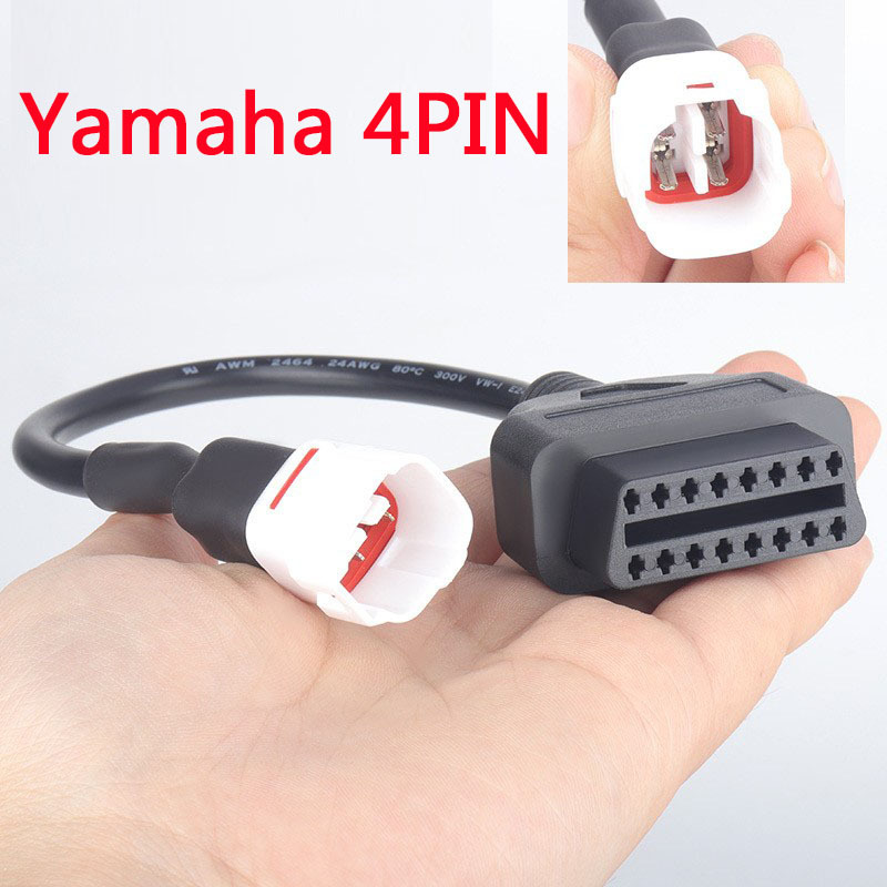 OBD to 4pin for yamaha Motorcycle 4针 机车转接线 适合雅马哈