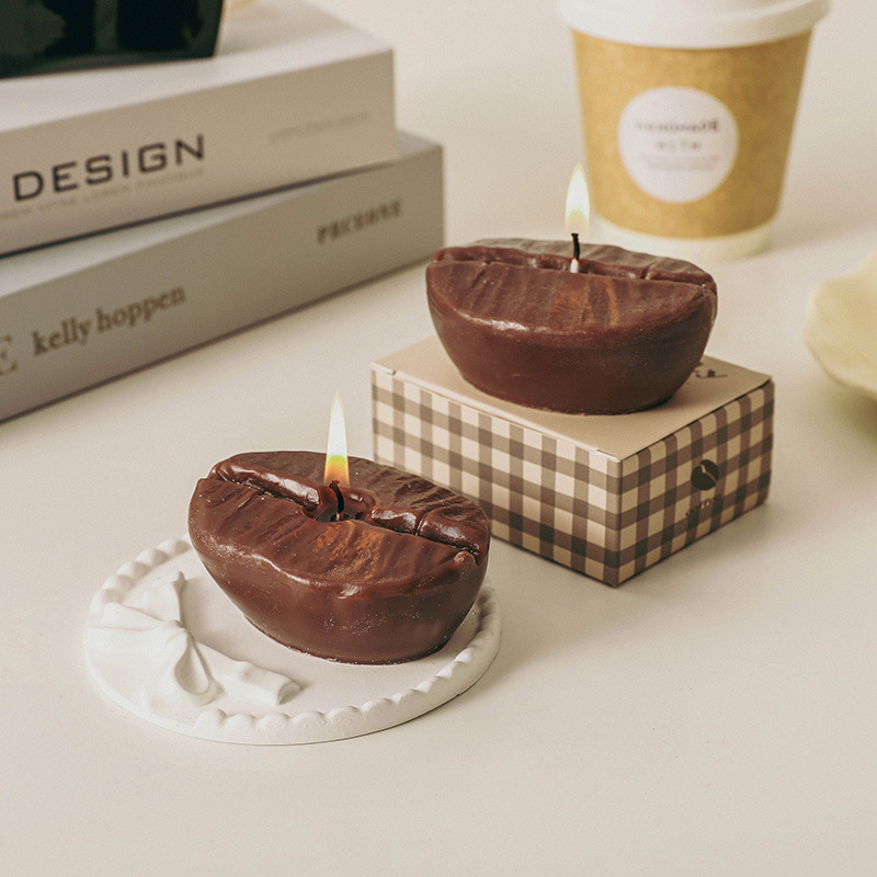 Doftljus i form av kaffebönor dekorativ aromaterapi_voghion.com