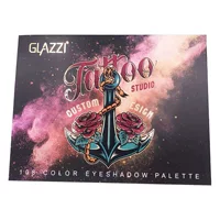 Новая цветная пластина для теней GLAZZI108, перламутровая матовая нелетающая пудра, легко окрашивается, макияж Amazon