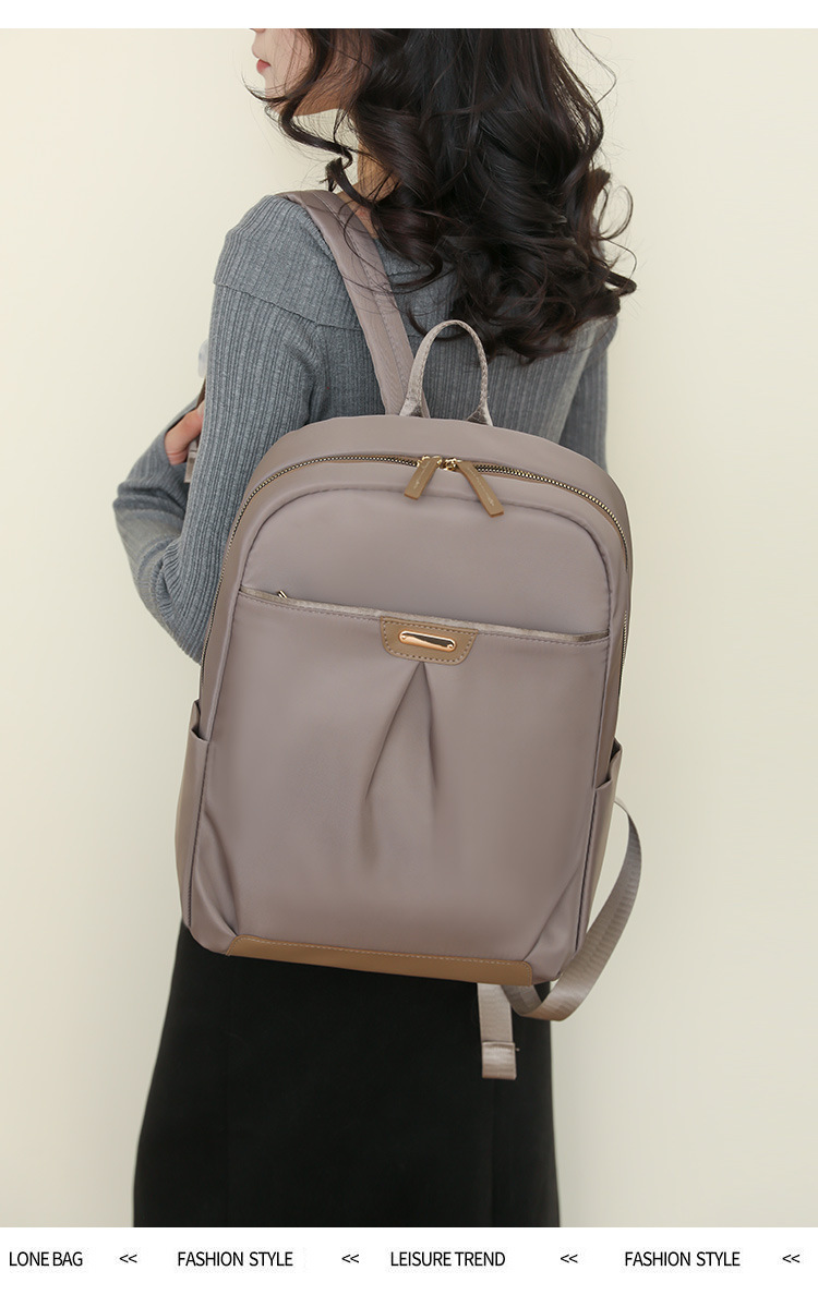 2024 new travel fashion lightweight Oxford cloth versatile women's bag student backpack_voghion.com
