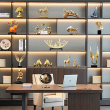 轻奢大气上档次摆件现代老板办公室酒柜装饰品工艺品