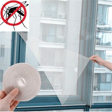 自粘型簡易防蚊紗窗可隨意裁剪尺寸加密防蚊窗紗配魔術貼
