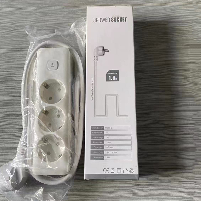 欧标排插 欧规插排 德式插线板欧式接线板 韩国德国德标插座