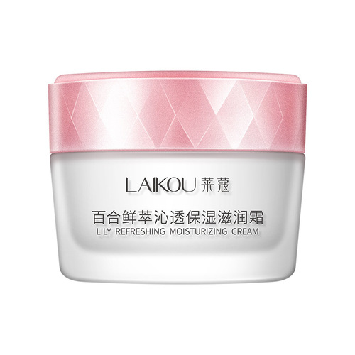 Laiko Lily Plant Extract Refreshing Moisturizing Cream 50g Hydrating Moisturizing Mild Moisturizing Cream Skin Care Products Manufacturer