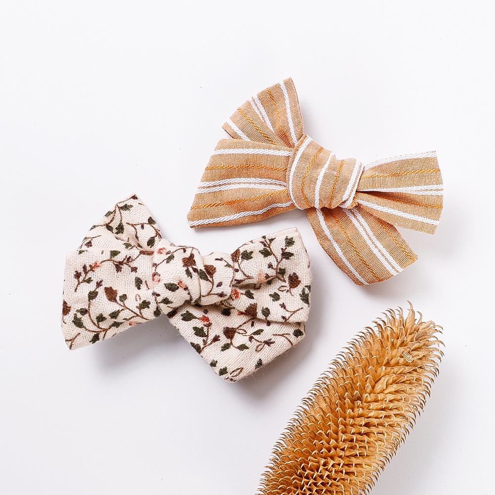 Fermagli per capelli bambini in tessuto per neonate set chic_voghion.com