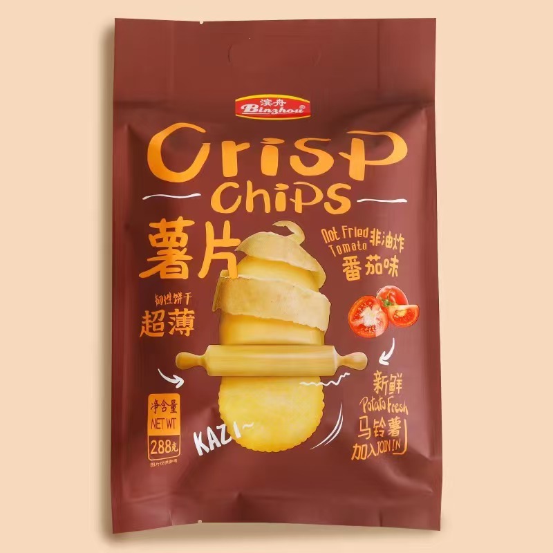 滨舟超薄薯片马铃薯饼干薄脆苏打小零食早餐小吃韩式小同款休闲|undefined