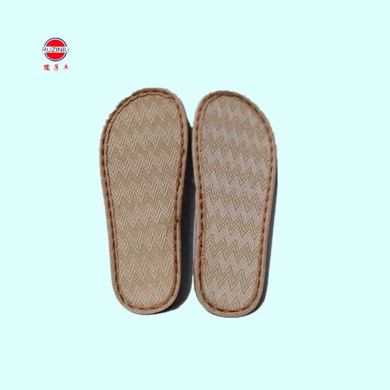 Нижняя часть тапочек ручной работы удобная льняная подошва ПВХ противоскользящая и износостойкая подошва быка белая безвкусная надувная подошва