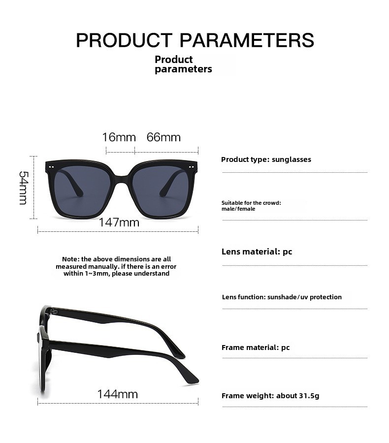 2024 nouvelles lunettes de soleil pour femmes haut de gamme grand visage minceur lunettes de soleil filet rouge photo I lunettes de soleil de protection UV_voghion.com