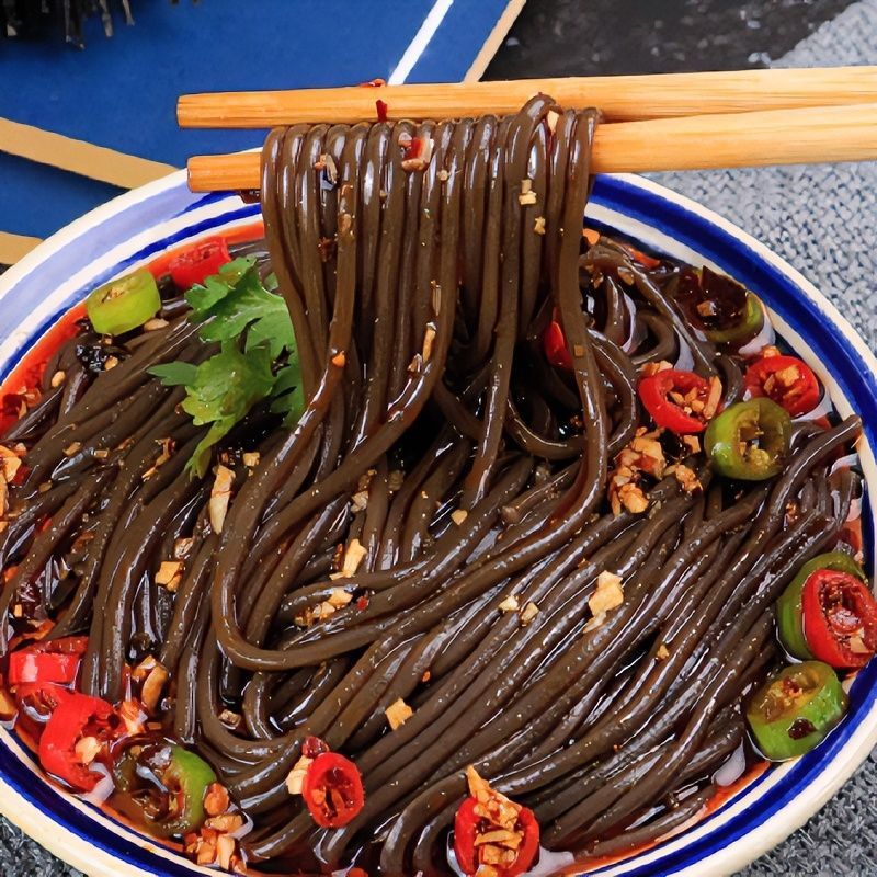 四川特产蕨根粉0脂酸辣粉厥根粉火锅粉轻食代餐凉拌菜干货粉条