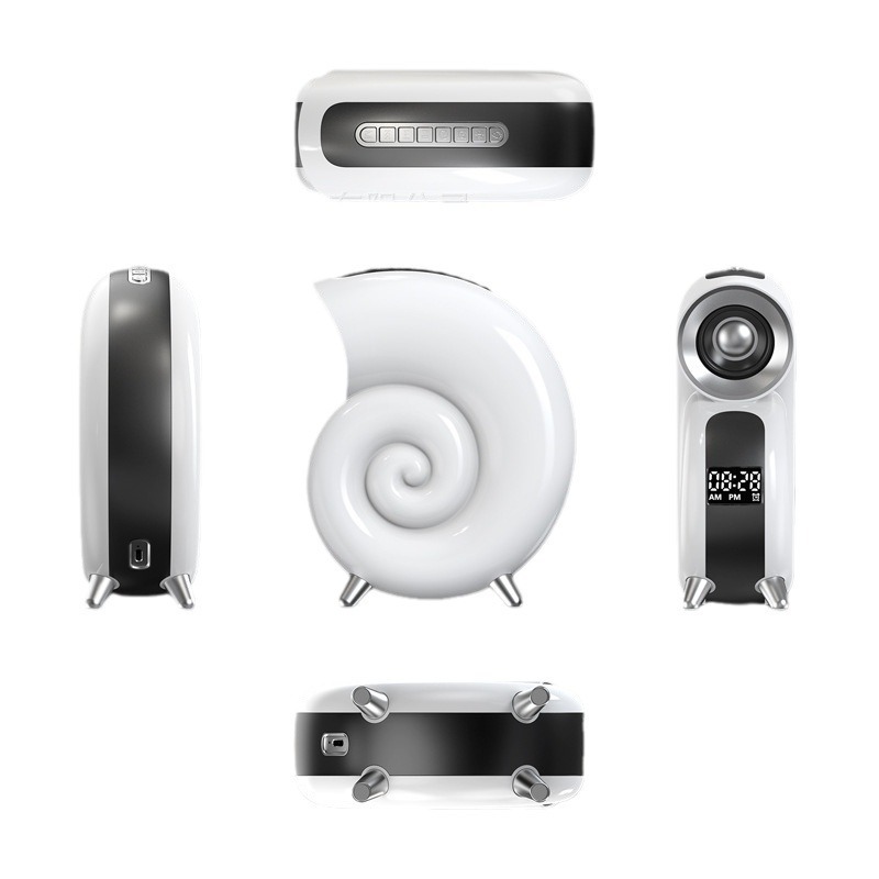 新型Ai音声海螺知能bluetooth音楽リズムランプbluetoothオーディオ携帯電話APP制御覚醒灯|undefined