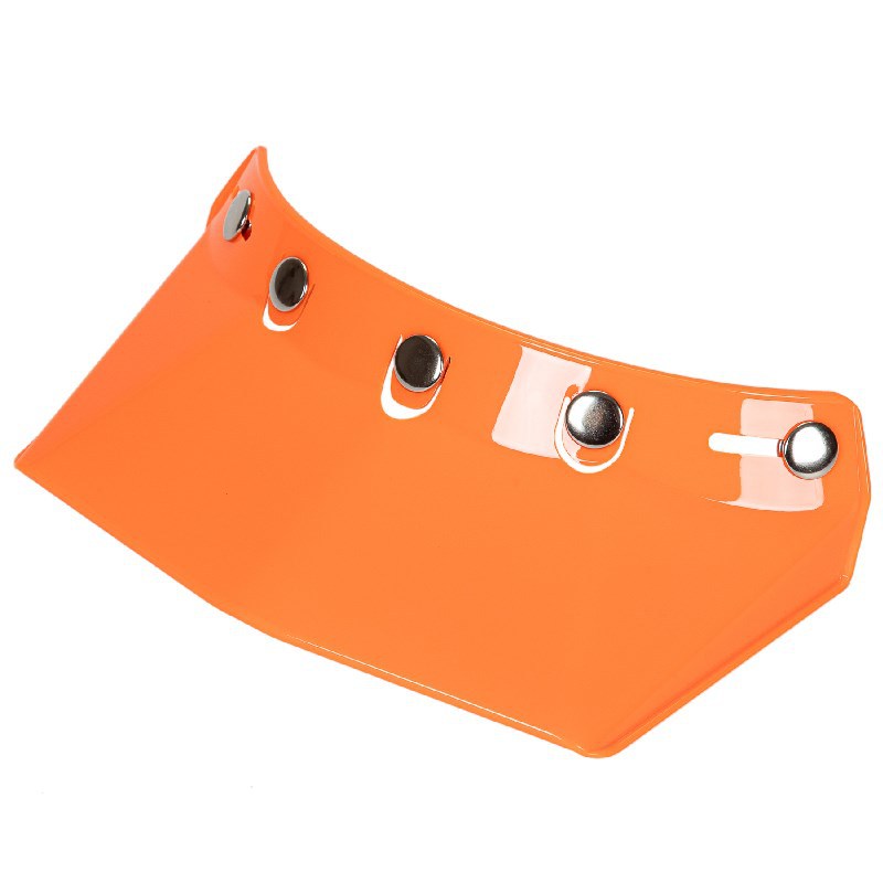 Vintage motorcycle helmet visor Helmet visor fits 3-button 5-button design helmet universal visor_voghion.com