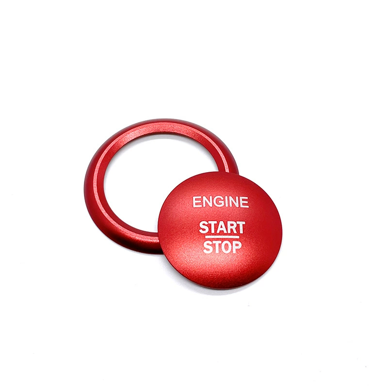 Suitable for Mercedes -Benz A -Class One -button start -up button to post C -Class V -Class GLA GLC CLA point ignition button decoration circle
