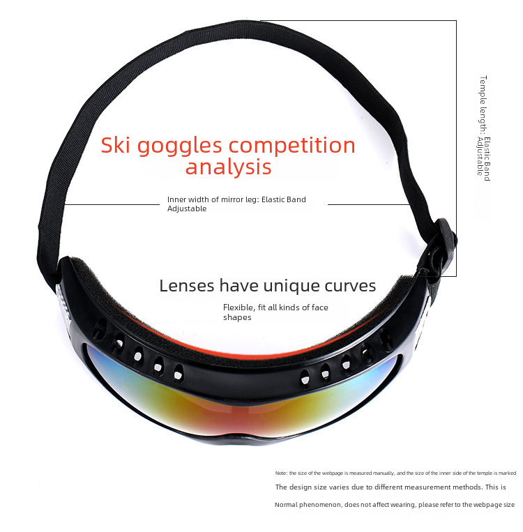 Outdoor goggles Motorcycle riding sports goggles windstorm fans tactical equipment ski glasses_voghion.com