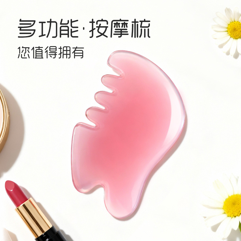 Tabla de belleza facial multifuncional para la salud de todo el cuerpo, pein de masaje de relajación para el cuero cabelludo y el tratamiento de la cabeza con meridianos y canales sin acariñamiento facial