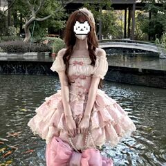 lolita洋装芭蕾风Doll感日常连衣裙洛丽塔裙子