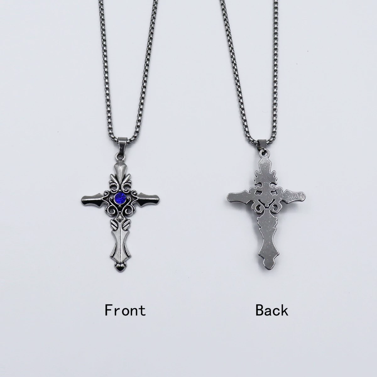 Necklace stainless steel, retro fashionable pendant hip-hop style for men and women