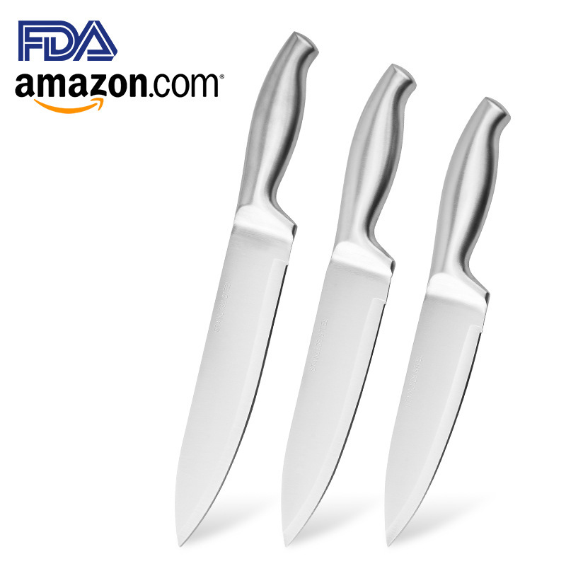 Cuchillo de Chef con Mango Hueco de Acero Inoxidable 3Cr13 para Cocina image 3