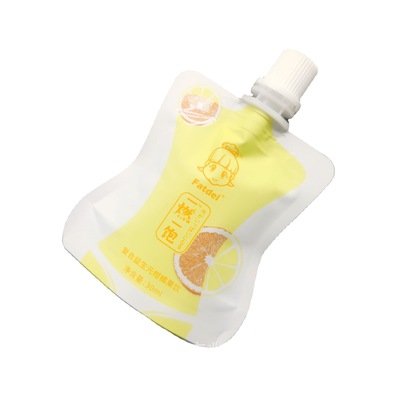 工厂定制 30ML蜂蜜乳液吸嘴袋饮料大口径自立吸嘴袋 果饮吸嘴袋