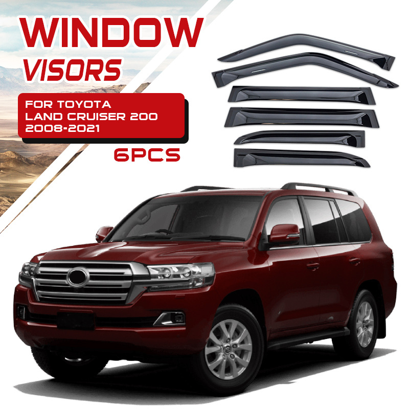 Adecuado para protectores de lluvia y parasoles para ventanas de automóviles Toyota Prado Cruiser LC300 LC200 LC250.