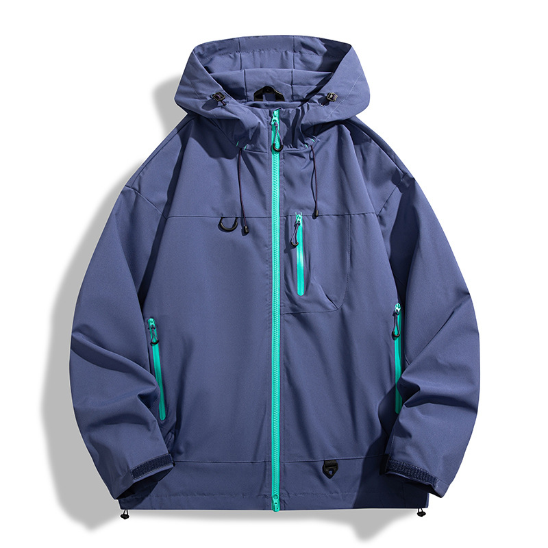 1 Giacca con cappuccio da uomo primaverile in stile montagna per escursionismo all'aperto_voghion.com