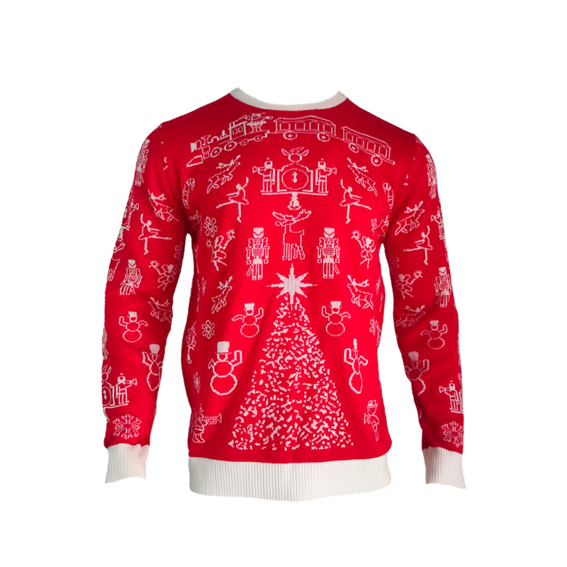 2023 Winter Nieuwe Herenstijl Mode Ronde Hals Trui Gebreide Trui_voghion.com