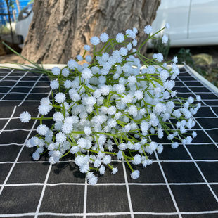 Simulation full star flower bouquet wedding hall layout products wedding road quotation single supporting Tianxing simulation and fake dried flowers