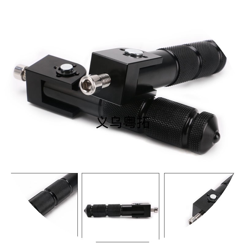 Cross-border modified motorcycle, scooter, electric vehicle accessories, aluminum alloy CNC mid-section folding footrests front and rear