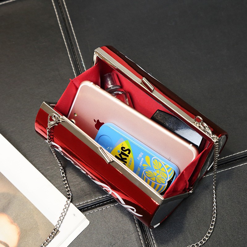 2024 nuevo diamante rhinestone carta cola botella de cola puede personalizado las mujeres bolso crossbody MINI BOLSA