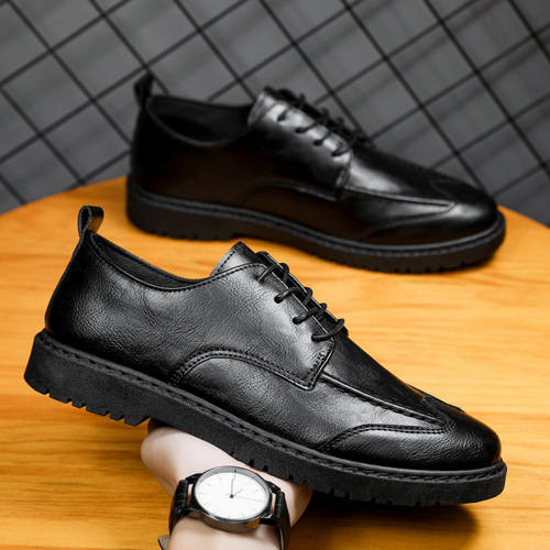  Martin Shoes Men's Spring Men's Shoes Casual Boots Low-cut Workwear Retro Trendy Men's Large Toe Shoes British Shoes
