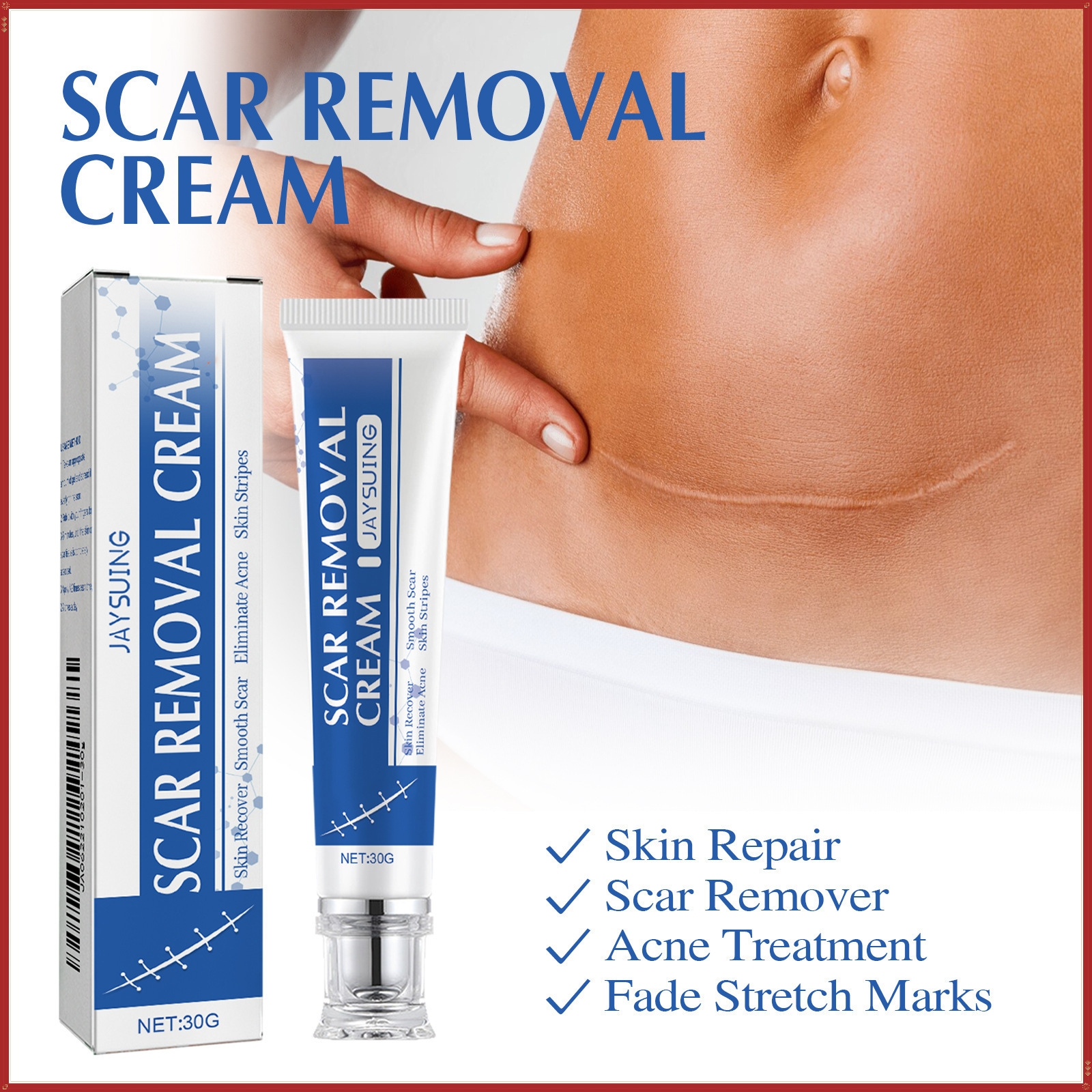 Cross-border Jaysuing Skin Care Cream Skin Care Reparación de la piel suave Gel Reparación de la piel