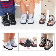 5.5*2.5玩偶玩具亮皮鞋子15-20cm棉花娃娃皮鞋6分bjd娃娃米露exo