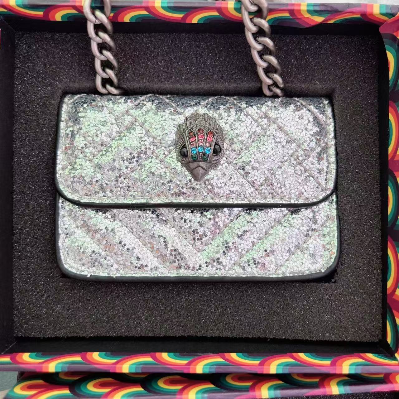 Colored diamond silver