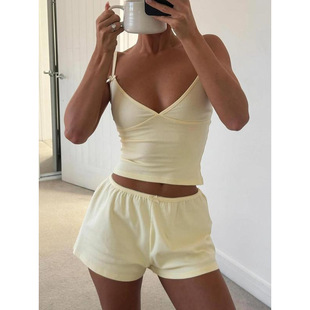 J 81219 Bow camisole loungewear �����Y�����Ҿӷ��羳���Q