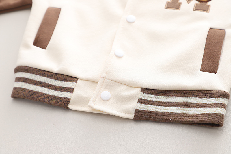 Kannerkleeder Fréijoersnei Artikel Jongen 2 Casual Baseball Kleeder Cardigan Jackett 1-5 Joer al Kanner Cartoon_voghion.com