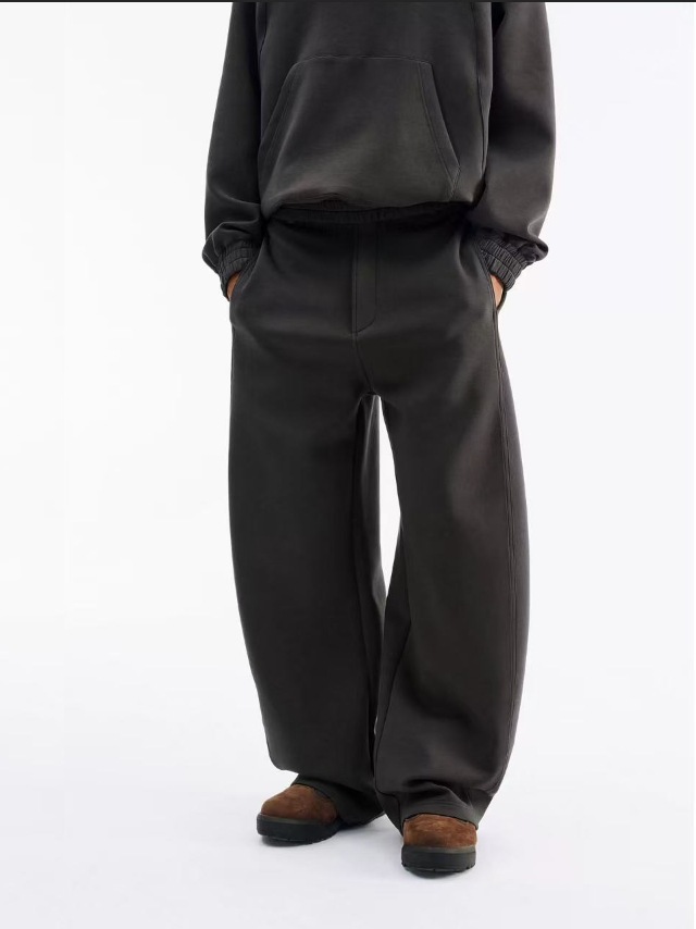 Comercio exterior marca de tendencia transfronteriza rectas de verano algodón de cintura alta pantalones deportivos casuales retro pantalones de estilo de vestir