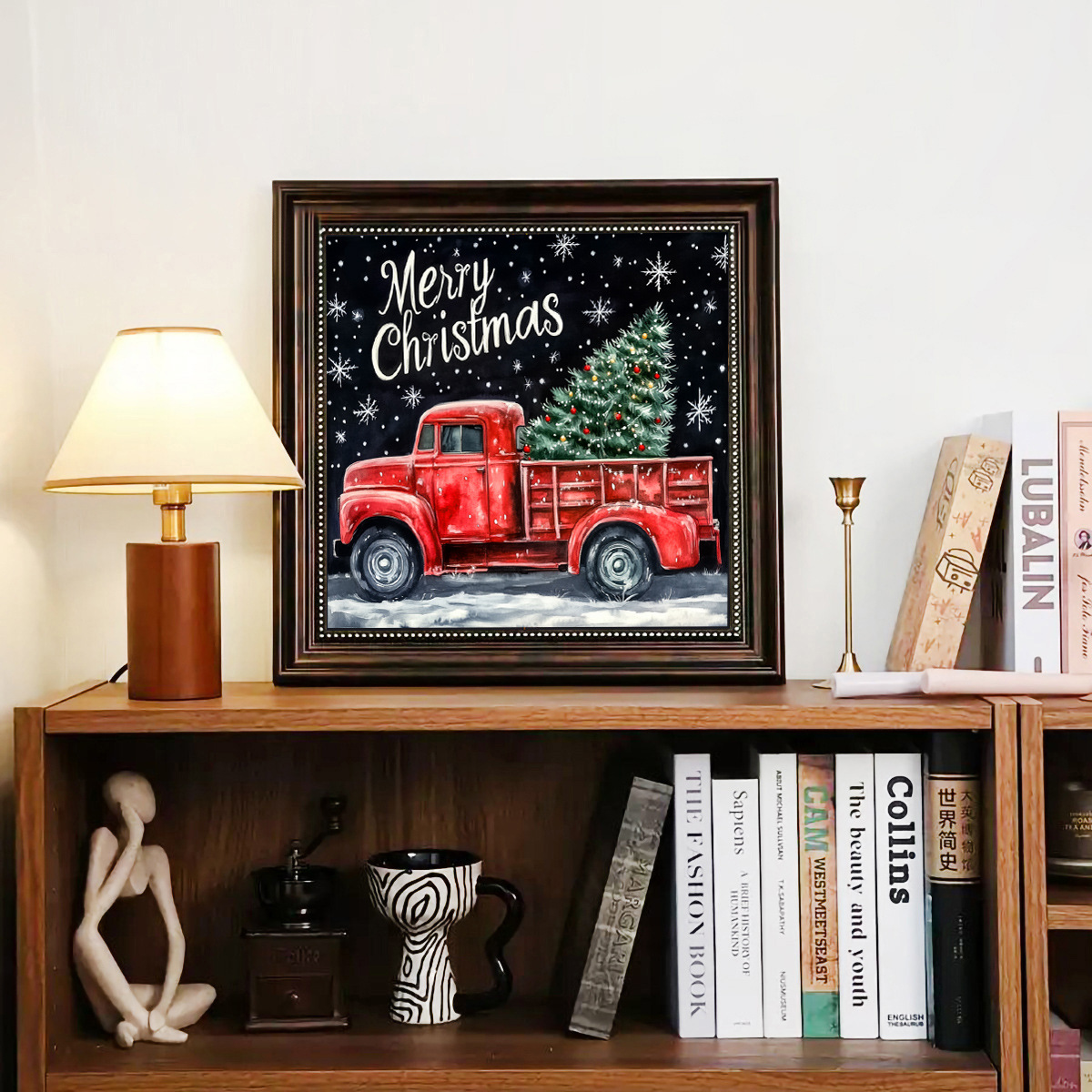 Autos navideños navideños pegatinas hechas a mano pintura de diamantes pintura adhesiva de resina de alta calidad para niños artefacto de descompresión de bricolaje