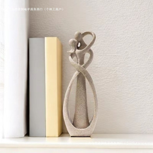 Sandstone Home Abstract Figure Art Ornaments Living Room Home Decoration Creative Modern Resin Minimalist Crafts