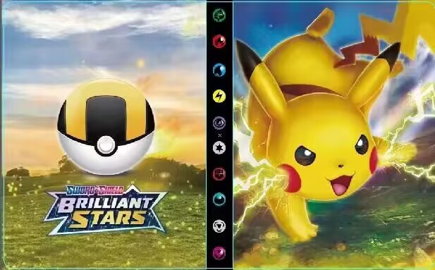 Bolsillo transfronterizo jingling bao ke meng de cuatro cuadrículas de gran capacidad en la parte delantera y trasera puede contener 240 tarjetas de gran capacidad libro de colección