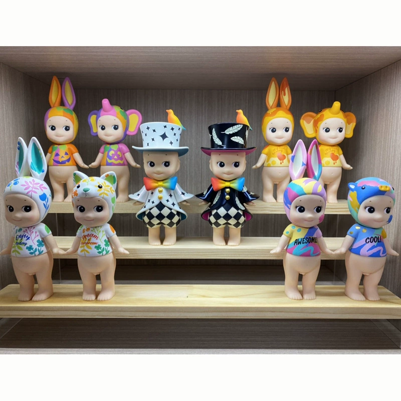 Шероховатое деревянное ступенчатое лестничное подставка для.display коллекция Sonny Angel кукла слепая коробка хранение ступень