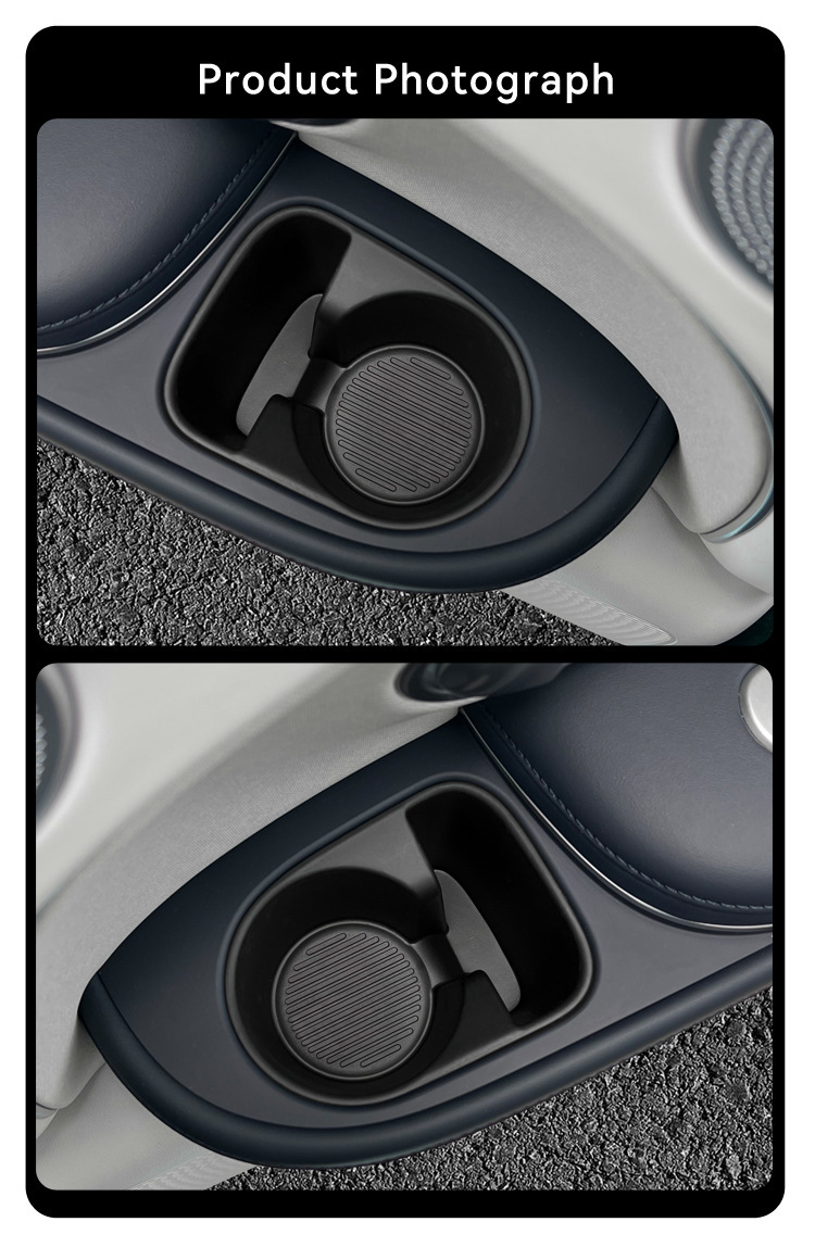Suitable for 26 Hyundai Parisi Second-Row Door Water Cup Sets, Anti-Slip Mats, Automotive Supplies and Modification Accessories