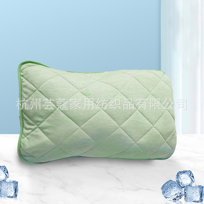 Amazon verano hielo algodón almohada cubierta de almohada casera cubierta de almohada única 48cmx74cm cubierta de núcleo de almohada