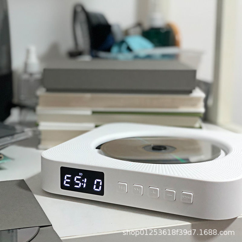 Cd player wall-mounted retro album player with bracket bluetooth…